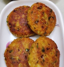 Poha potato tikki Recipe